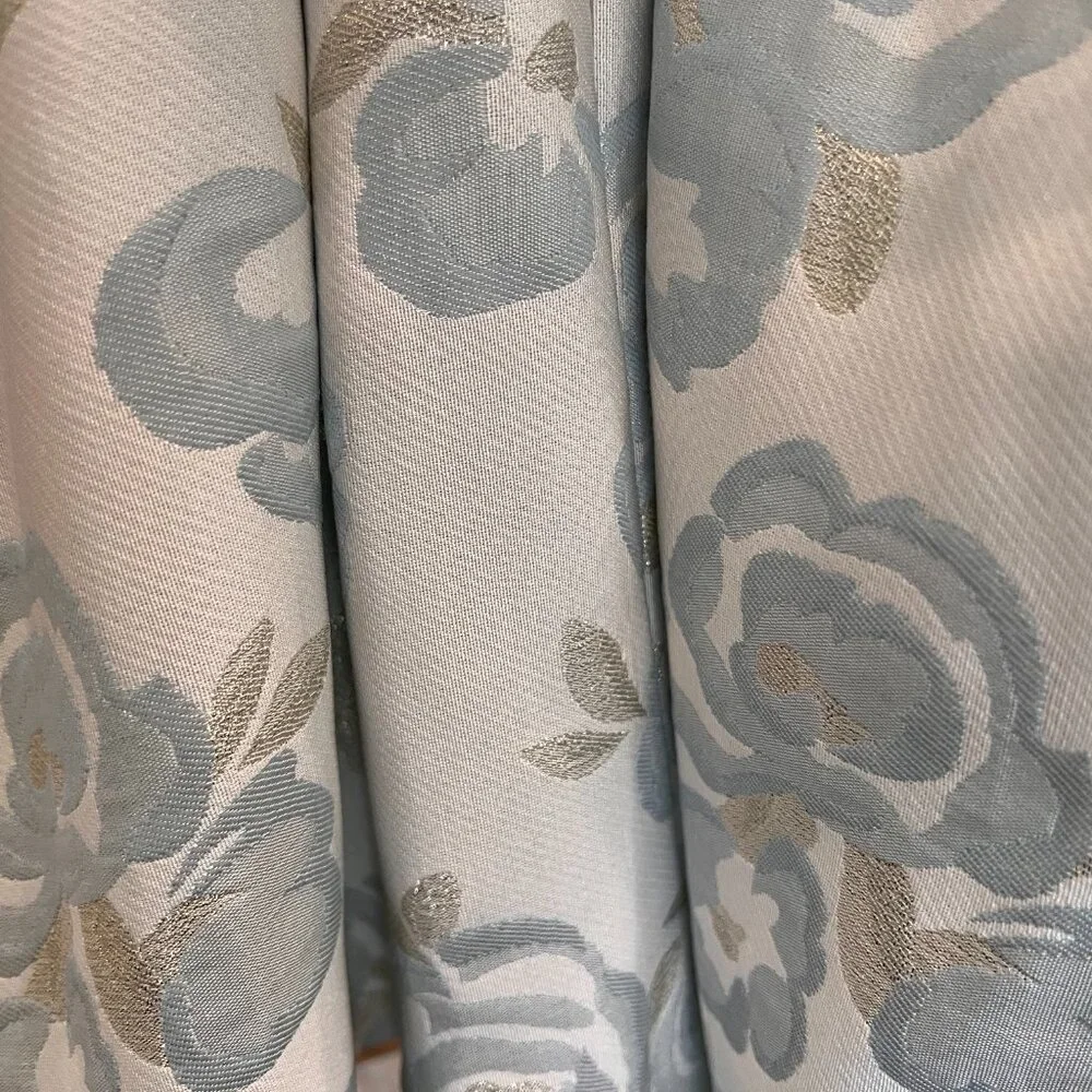 Sweet Kids Blue & Ivory Jacquard Floral Party Dress – NWT - Picture 6 of 10